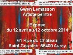 photo de Jusqu'au 12 octobre 2014, visitez la galerie de Gwen Lemasson, artiste peintre Vannes - Auray